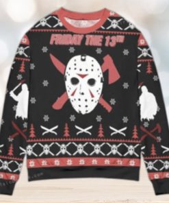 Friday The 13th Jason Voorhees Mask Ugly Sweater