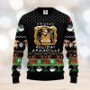 I Read Books And I Know Things Owl Snowflake Pattern Ugly Christmas Sweater – Black Red