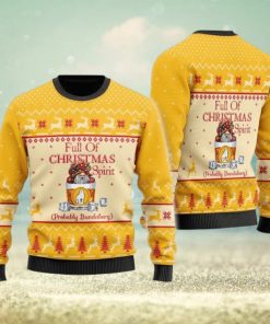 Full Of Christmas Spirit Probably Bundaberg Ugly Christmas Sweater Cute Christmas Gift for Men And Women