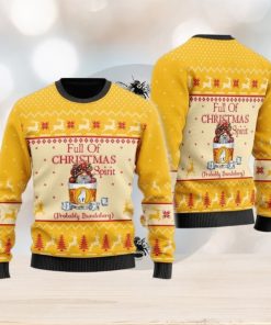 Full Of Christmas Spirit Probably Bundaberg Ugly Christmas Sweater Cute Christmas Gift for Men And Women