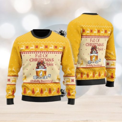 Full Of Christmas Spirit Probably Bundaberg Ugly Christmas Sweater Cute Christmas Gift for Men And Women