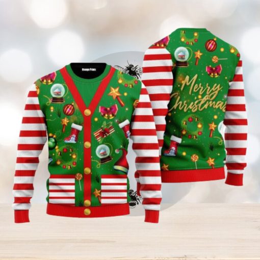 Funny Christmas Cardigan Style Ugly Christmas Sweater For Men And Women