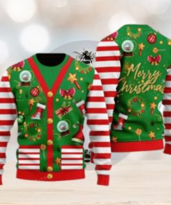 Funny Christmas Cardigan Style Ugly Sweater