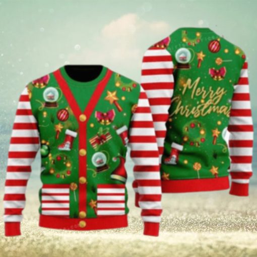 Funny Christmas Cardigan Style Ugly Sweater