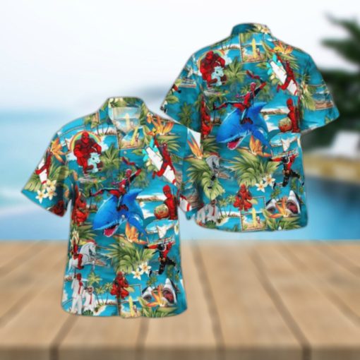 Funny Deadpool Beach Hawaiian Shirt