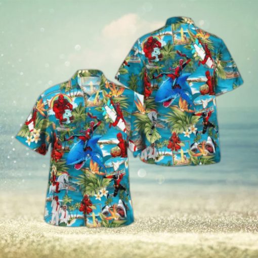 Funny Deadpool Beach Hawaiian Shirt