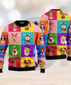 Funny Dog Face Christmas Ugly Christmas Sweater For Men And Women