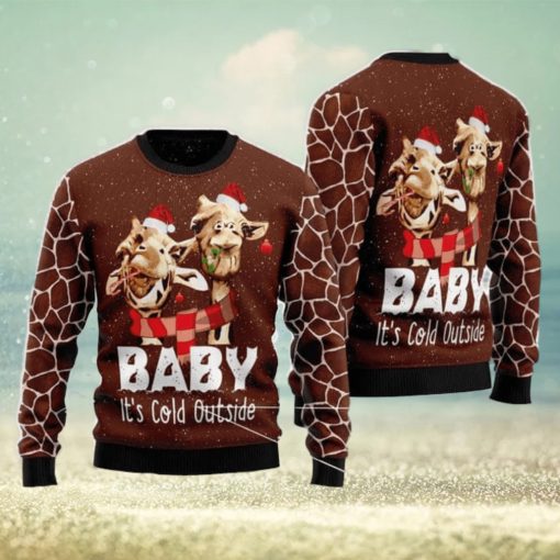 Funny Giraffe Ugly Christmas Sweater AOP All Over Printed Sweater