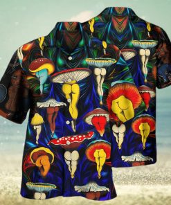 Funny Hippie Mushroom Hawaiian Shirt Gift For Beach Vacation