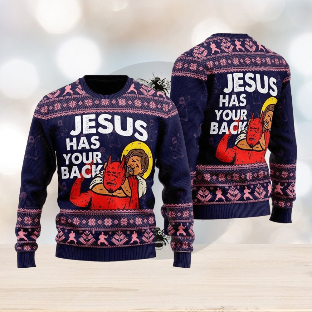 Funny jesus shop christmas sweaters