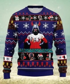 Funny Reindeer Darth Vader Star Wars Ugly Christmas Sweater Holiday For Men And Women