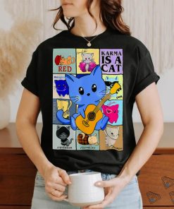Funny Retro Karma Is A Cat The Eras Cat Day, Cat Owners T Shirt