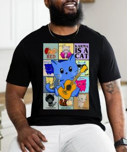 Funny Retro Karma Is A Cat The Eras Cat Day, Cat Owners T Shirt