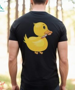 Funny Rubber Duck Holding A Knife With Blood Classic T Shirt Sweatshirt Unisex