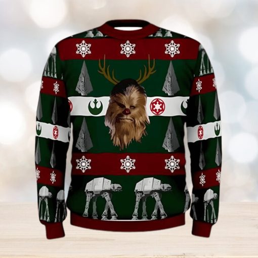 Funny Star Wars Chewbacca Ugly Christmas Sweater