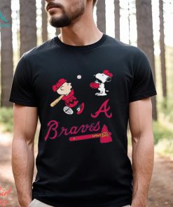 Peanuts Charlie Brown And Snoopy Playing Baseball Atlanta Braves shirt,sweater,  hoodie, sweater, long sleeve and tank top