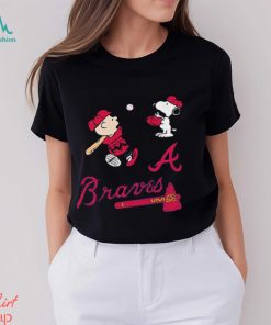 Peanuts Charlie Brown And Snoopy Playing Baseball Atlanta Braves T-shirt,  hoodie, sweater, long sleeve and tank top