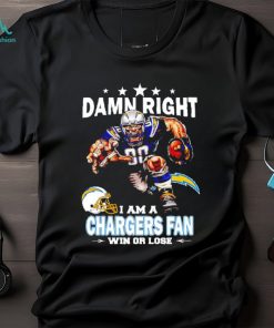 Top damn right I am a Los Angeles Rams Mascot fan win or lose shirt -  Limotees