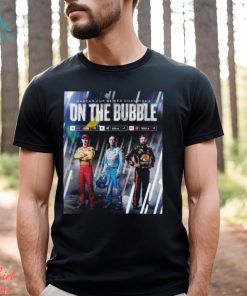 Funny joey Logano Kevin Harvick Martin Truex JR Nascar cup Series champions on the bubble shirt