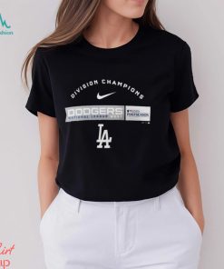 Funny nike los angeles dodgers nl west champions 2023 postseason shirt