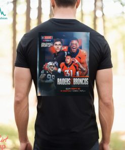 Funny raiders Vs Broncos NFL Kickoff 2023 shirt