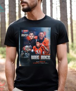 Funny raiders Vs Broncos NFL Kickoff 2023 shirt