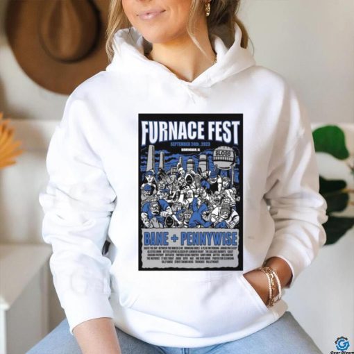 Furnace Fest Sloss Furnace, Birmingham, AL Sep 24 2023 Poster shirt