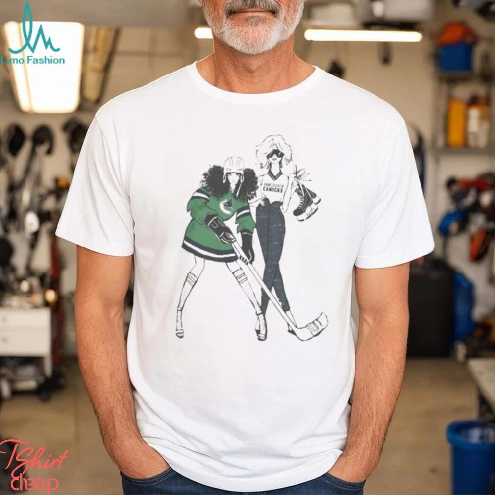 G III 4Her by Carl Banks Heather Gray Vancouver Canucks Hockey