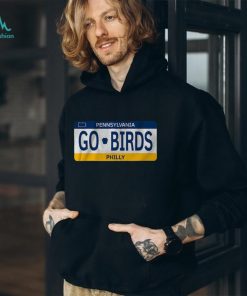 Go Birds License Plate Tee Shirt - HollyTees