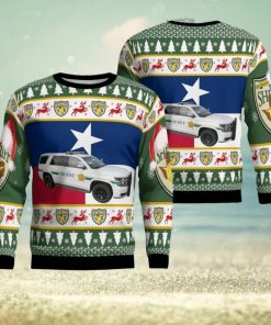 Galveston, Texas, Galveston County Office Car Christmas Ugly Sweater 3D