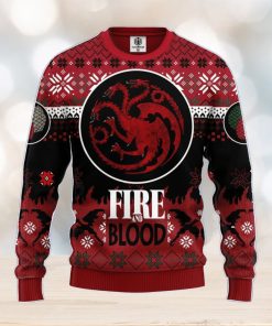 Game Of Thrones Targaryen Ugly Christmas Sweater Amazing Gift Men And Women Christmas Gift