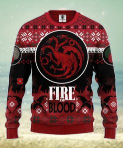 Game Of Thrones Targaryen Ugly Christmas Sweater Amazing Gift Men And Women Christmas Gift