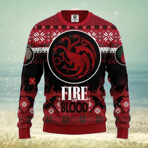 Game Of Thrones Targaryen Ugly Christmas Sweater Amazing Gift Men And Women Christmas Gift