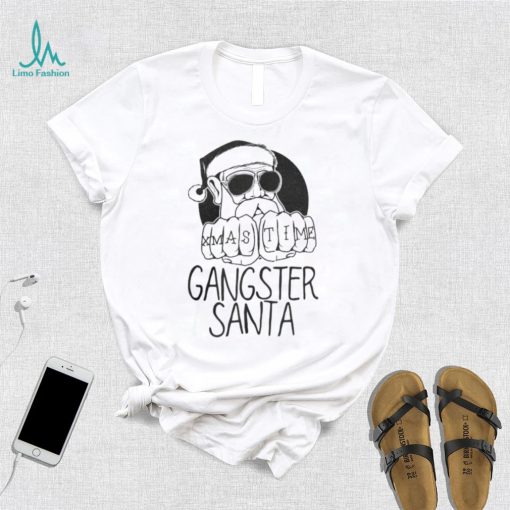 Gangster Santa Christmas T Shirt
