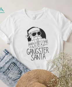 Gangster Santa Christmas T Shirt