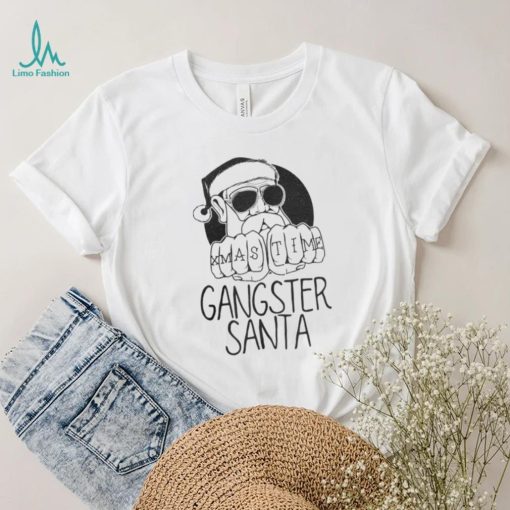 Gangster Santa Christmas T Shirt