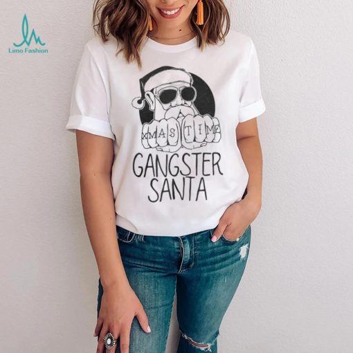 Gangster Santa Christmas T Shirt