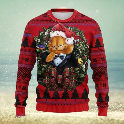 Garfield Odie Film Noel Mc Ugly Christmas Sweater 3D Gift For Men And Women