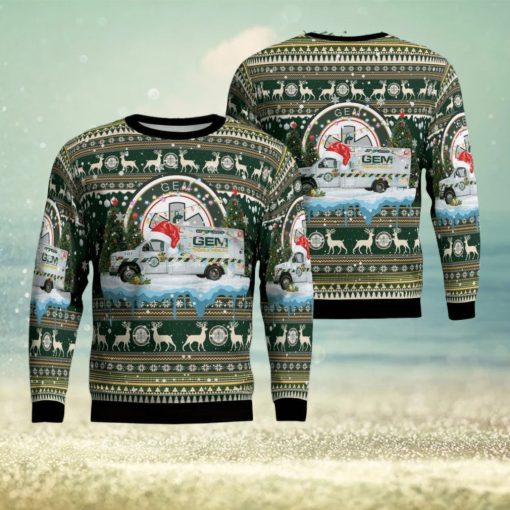 Gem Mobile Health, Lakewood, New Jersey Christmas Aop Ugly Sweater 3D Gift For Men And Women