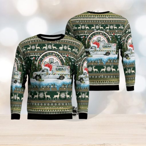 Gem Mobile Health, Lakewood, New Jersey Christmas Aop Ugly Sweater 3D Gift For Men And Women