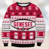 Christmas Santa Claus And Music Notes Ugly Christmas Sweater 3D Gift Christmas Funny