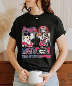 Georgia Bulldogs And Atlanta Braves Year Of The Champions Shirt
