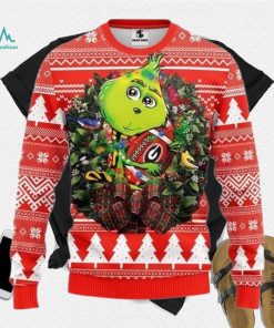 NFL Vikings Football Team Grinch Hug Funny Xmas Sweaters, Grinch Ugly  Sweater