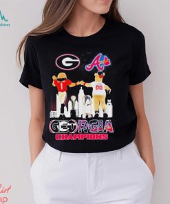 Braves Hawaiian Shirt Georgia Bulldogs And Atlanta Braves