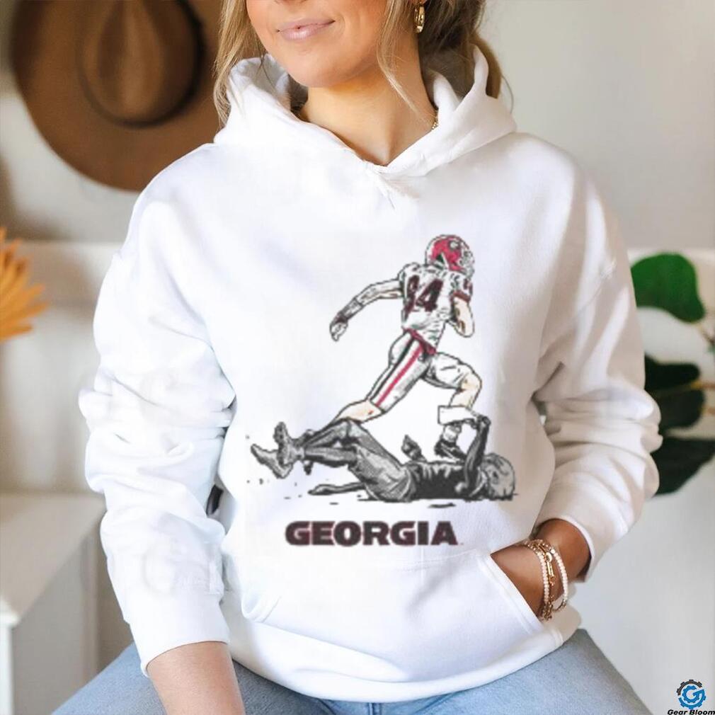 Official Georgia Football ladd mcconkey superstar pose T-shirt