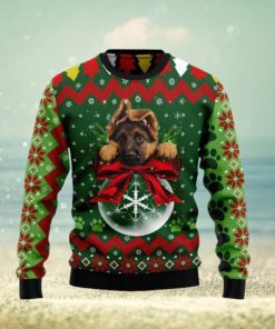 German Shepherd Ornament Christmas Ugly Christmas Sweater 3D Gift Christmas Funny