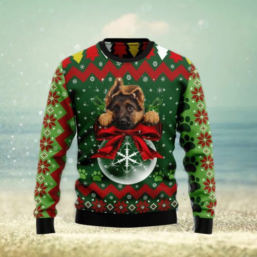 German Shepherd Ugly Christmas Sweater Gift Men Women