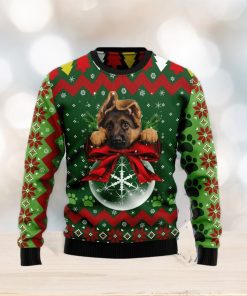 German Shepherd Ugly Christmas Sweater Gift Men Women