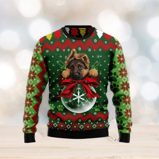 German Shepherd Ugly Christmas Sweater Gift Men Women