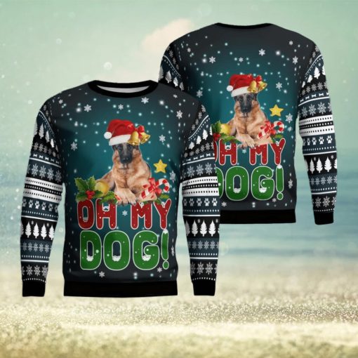 German shepherd Funny Christmas Ugly Sweater Gift For Men And Women